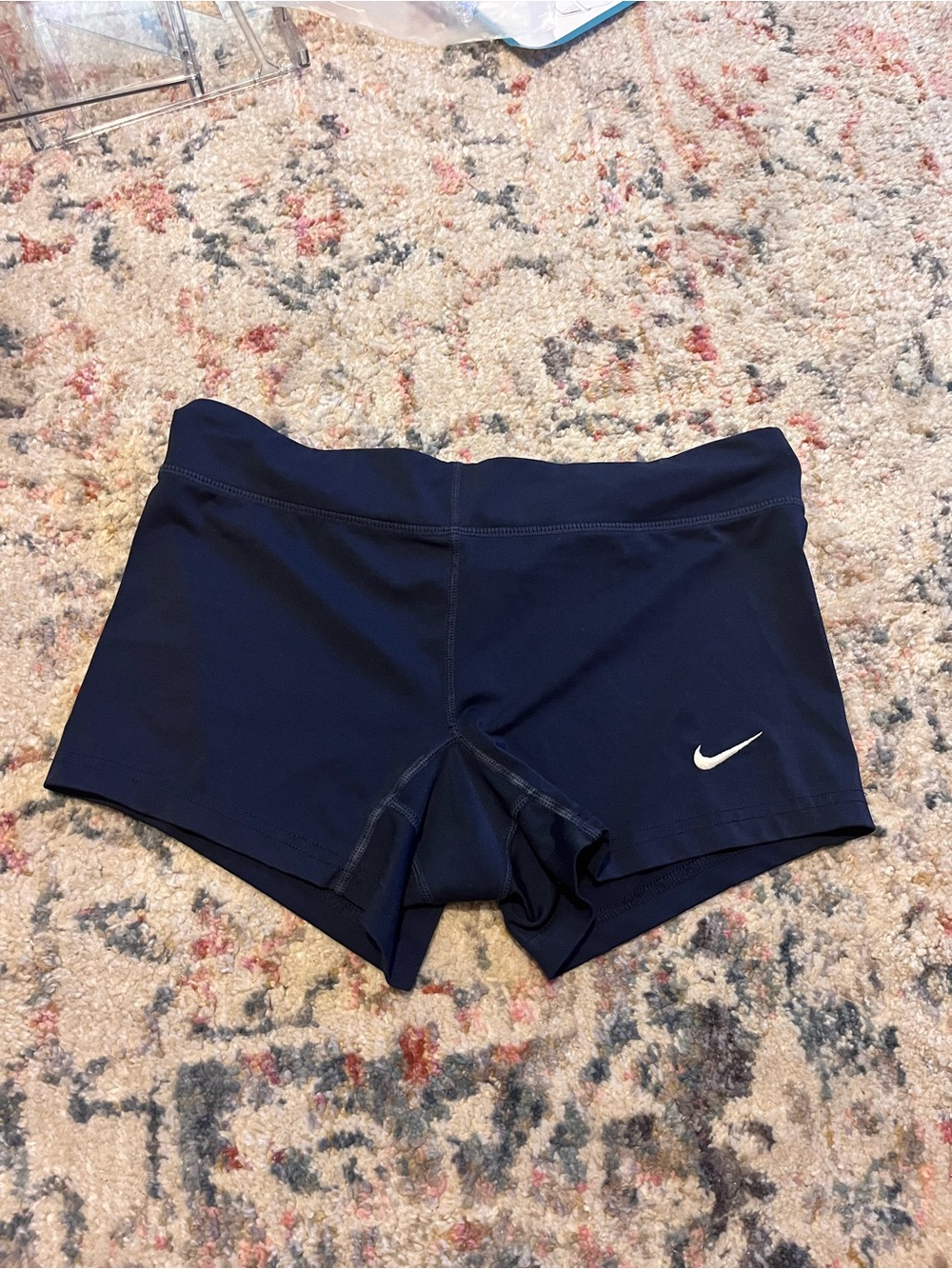 Nike low rise spandex volleyball shorts navy